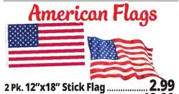 Ocean State Job Lot American Flags offer