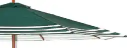 Ocean State Job Lot 9' Bamboo Market Umbrella Striped offer