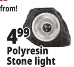 Ocean State Job Lot Outdoor Living Accents Resin Stone Solar Light offer