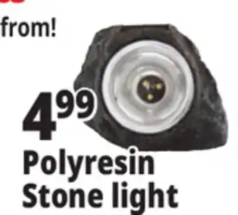 Ocean State Job Lot Outdoor Living Accents Resin Stone Solar Light offer