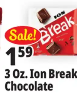 Ocean State Job Lot 3 Oz. Ion Break Chocolate offer