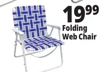 Ocean State Job Lot Folding Web Chair offer