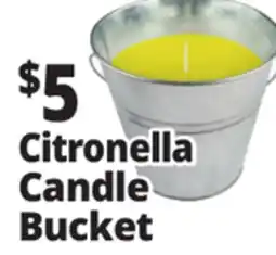Ocean State Job Lot Citronella Candle Bucket offer