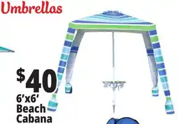Ocean State Job Lot 6'x 6' Beach Cabana offer