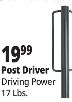 Ocean State Job Lot Tiller & Rowe Post Driver offer