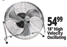 Ocean State Job Lot Penguin High Velocity Internal Oscillation Floor Fan 18 offer