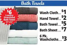 Ocean State Job Lot Bath Towels offer