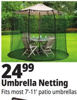 Ocean State Job Lot Outdoor Living Accents Universal Umbrella Netting 10' offer