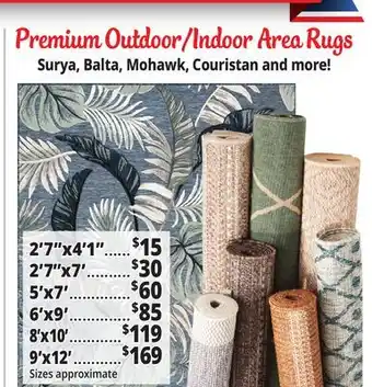 Ocean State Job Lot Premium Outdoor/Indoor Area Rugs offer