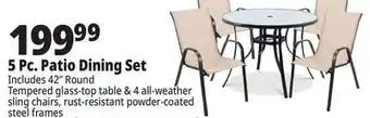 Ocean State Job Lot 5 Pc. Patio Dining Set offer