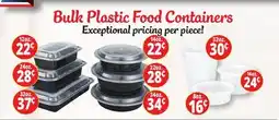 Ocean State Job Lot Bulk Plastic Food Containers offer