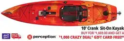 Ocean State Job Lot 10' Crank Sit-On Kayak offer