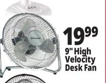 Ocean State Job Lot Penguin High Velocity Desk Fan 9 offer