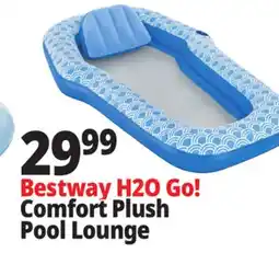 Ocean State Job Lot Bestway H2O Go! Comfort Plush Pool Lounge offer