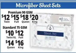 Ocean State Job Lot Microfiber Sheet Sets offer