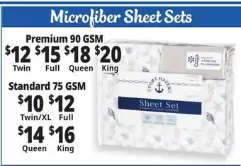 Ocean State Job Lot Microfiber Sheet Sets offer