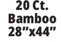 Ocean State Job Lot 20 Ct. Bamboo 28x44 offer