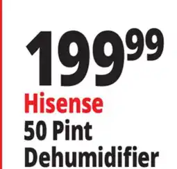 Ocean State Job Lot Hisense 50 Pint Dehumidifier offer