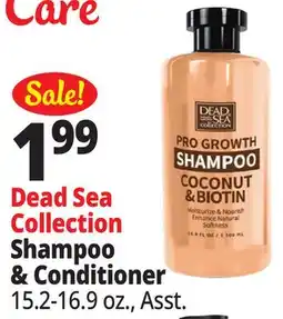 Ocean State Job Lot Dead Sea Collection Shampoo & Conditioner offer