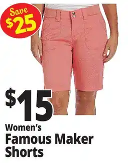 Ocean State Job Lot Women's Famous Maker Shorts offer