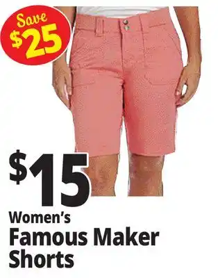 Ocean State Job Lot Women's Famous Maker Shorts offer