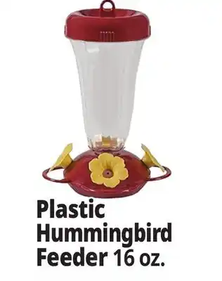 Ocean State Job Lot Plastic Hummingbird Feeder offer