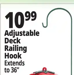 Ocean State Job Lot Adjustable Deck Railing Hook offer