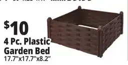 Ocean State Job Lot 4 Pc. Plastic Garden Bed offer