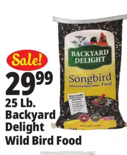 Ocean State Job Lot 25 Lb. Backyard Delight Wild Bird Food offer