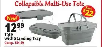 Ocean State Job Lot Tote with Standing Tray offer