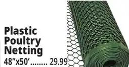 Ocean State Job Lot Plastic Poultry Netting 48x50' offer