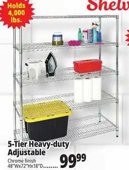 Ocean State Job Lot Method Storage Systems 5-Tier Adjustable Heavy-Duty Shelving 48 x 18 x 72 offer
