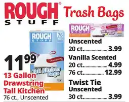 Ocean State Job Lot 13 Drawstring Tall Kitchen offer