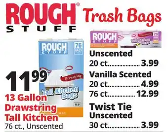 Ocean State Job Lot 13 Drawstring Tall Kitchen offer
