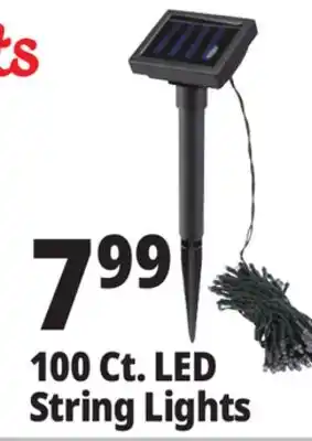 Ocean State Job Lot Solar LED String Lights 39' offer