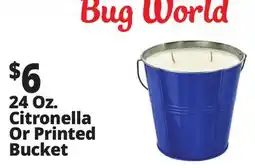 Ocean State Job Lot 24 Oz. Citronella Or Printed Bucket offer