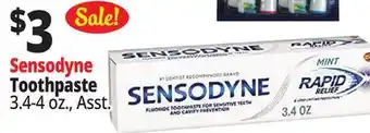 Ocean State Job Lot Sensodyne Toothpaste offer