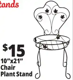 Ocean State Job Lot 10 x 21 Chair Plant Stand offer