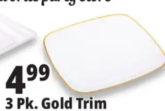 Ocean State Job Lot 3 Pk. Gold Trim offer