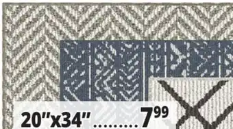 Ocean State Job Lot 20x34 Washable Accent Rugs offer