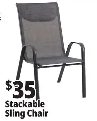 Ocean State Job Lot Stackable Sling Chair offer