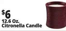 Ocean State Job Lot 12.6 Oz. Citronella Candle offer