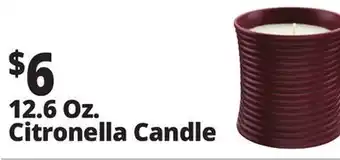 Ocean State Job Lot 12.6 Oz. Citronella Candle offer