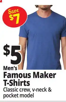 Ocean State Job Lot Men's Famous Maker T-shirt offer