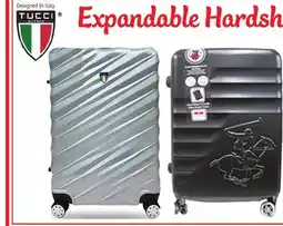 Ocean State Job Lot 20 Beverly Hills Polo Club or Tucci Expandable Hardshell Luggage offer