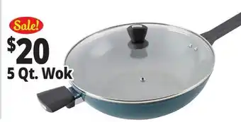 Ocean State Job Lot 5 Qt. Wok offer