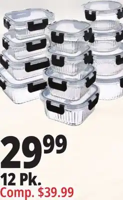 Ocean State Job Lot 12 pk. Glass Containers offer