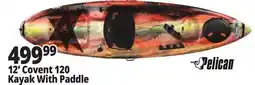 Ocean State Job Lot Pelican Covert Angler Kayak w/ Paddle offer