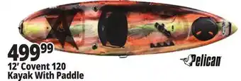 Ocean State Job Lot Pelican Covert Angler Kayak w/ Paddle offer