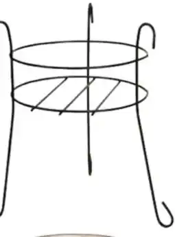 Ocean State Job Lot Black Plant Stand 15 offer